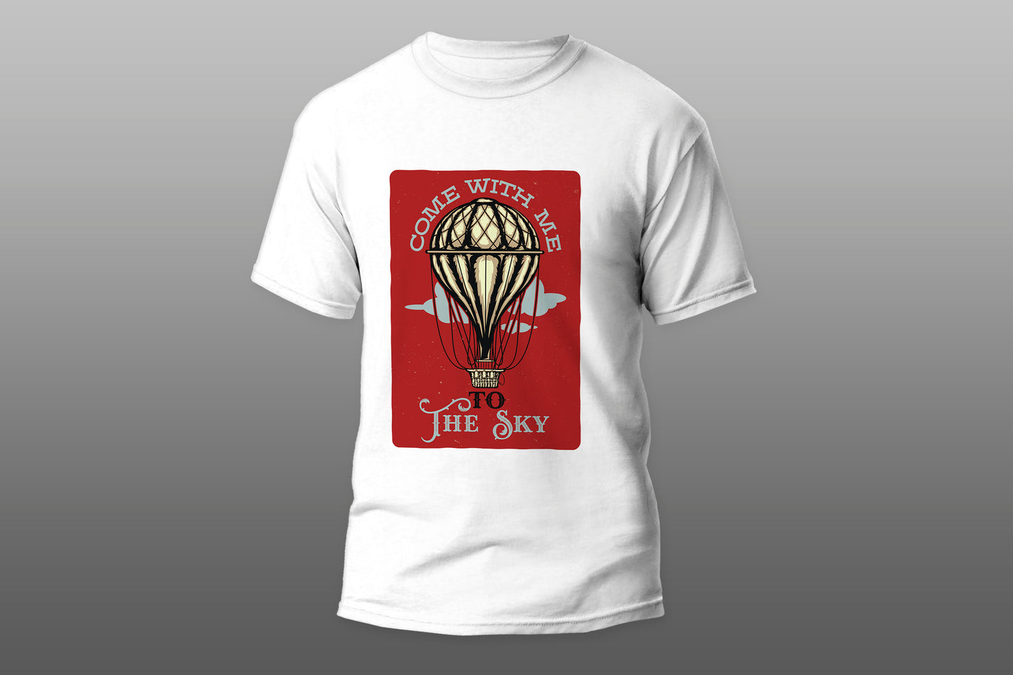 Design illustration of air balloon  camiseta T-shirt - Top Content | POD Collection | Free Shipping