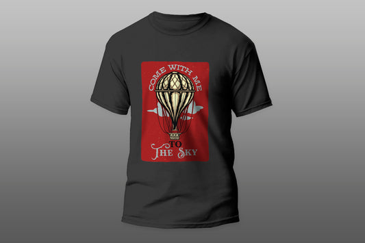 Design illustration of air balloon  camiseta T-shirt - Top Content | POD Collection | Free Shipping