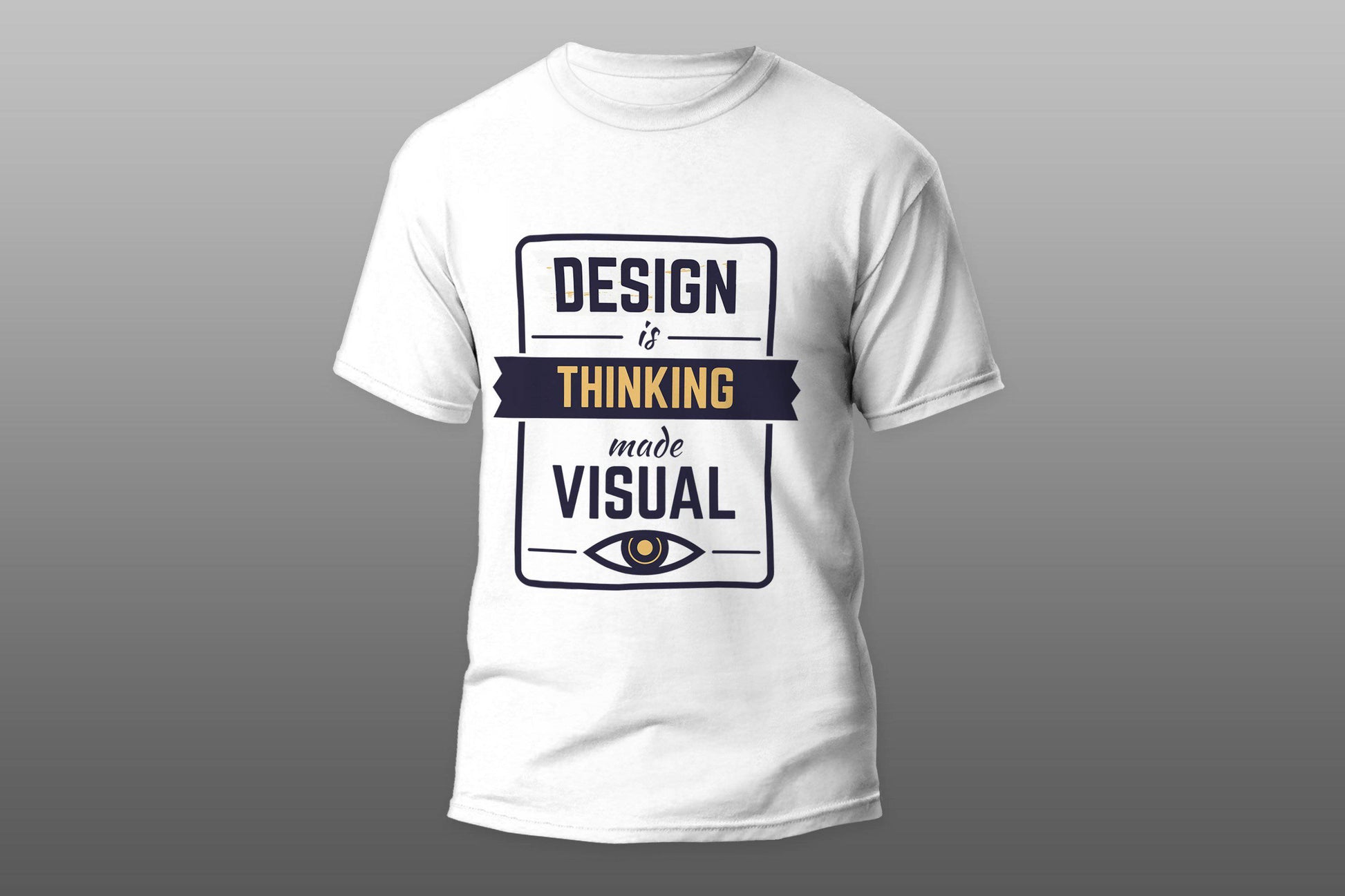 Design is thinking made visual T-shirt - Top Content | POD Collection | Free Shipping