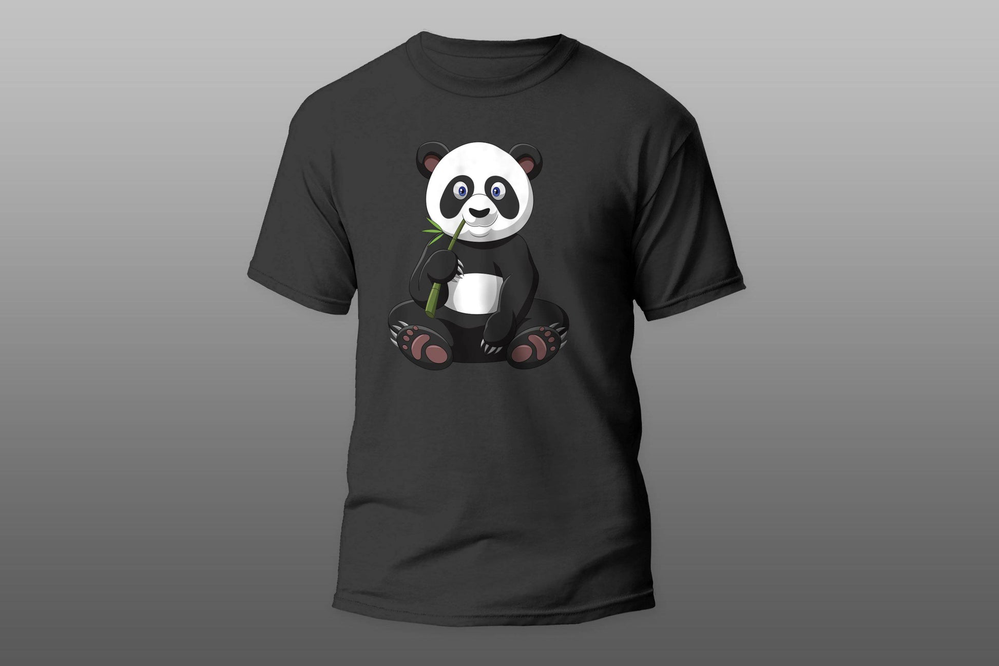 Eating panda T-shirt - Top Content | POD Collection | Free Shipping