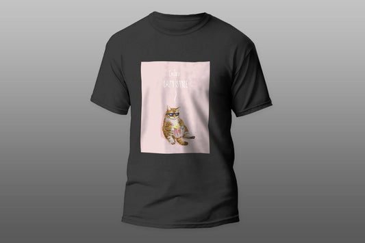 Enjoy lazy style cat T-shirt - Top Content | POD Collection | Free Shipping