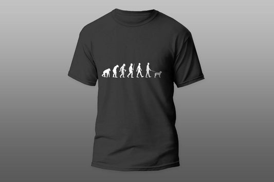 Evolution Pont Audemer Spaniel Walker camiseta T-shirt - Top Content | POD Collection | Free Shipping