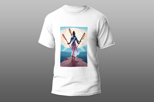 Fairy With Three Wands fantasy camiseta T-shirt - Top Content | POD Collection | Free Shipping