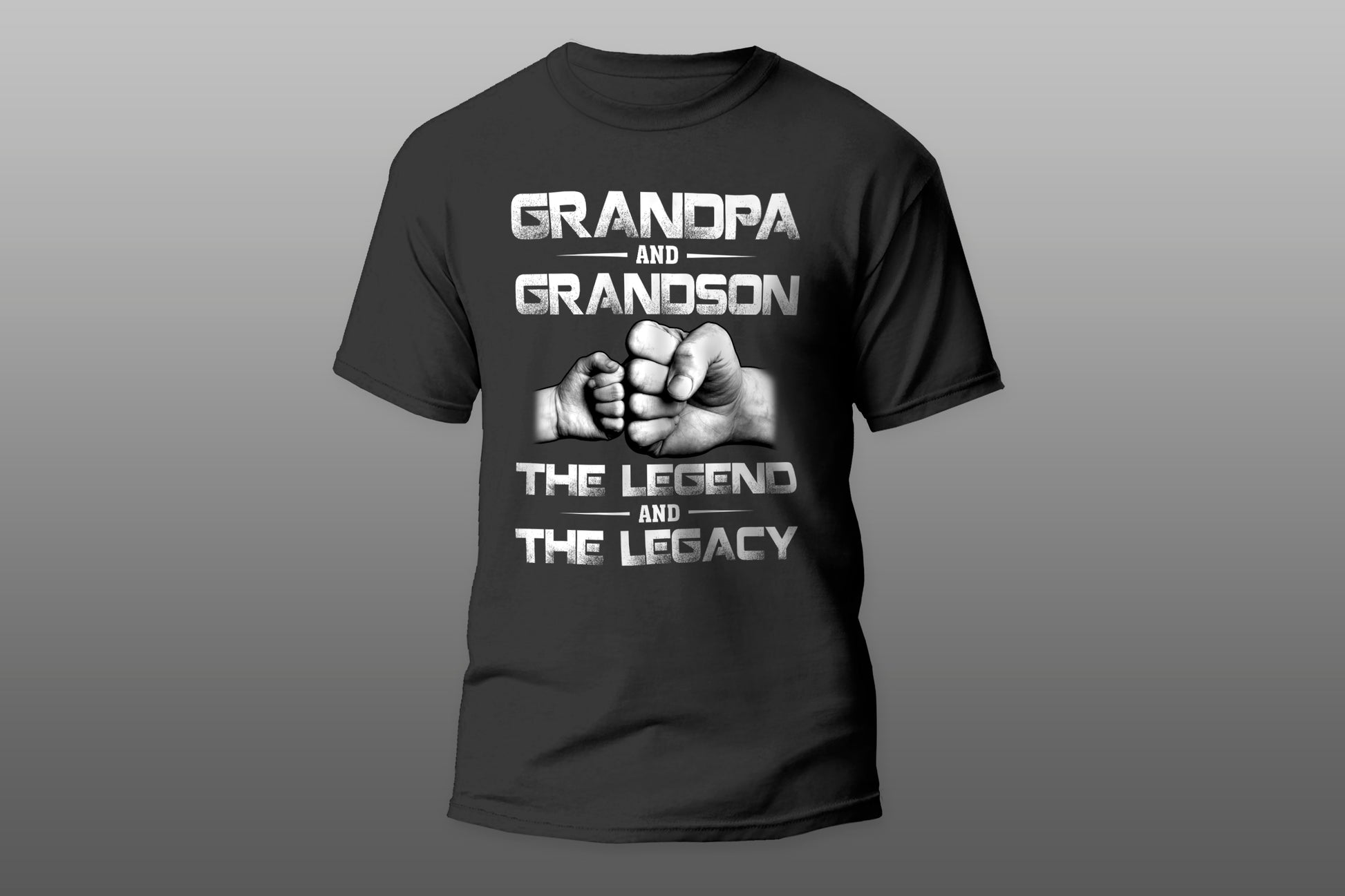 Family grandpa and grandson camiseta T-shirt - Top Content | POD Collection | Free Shipping