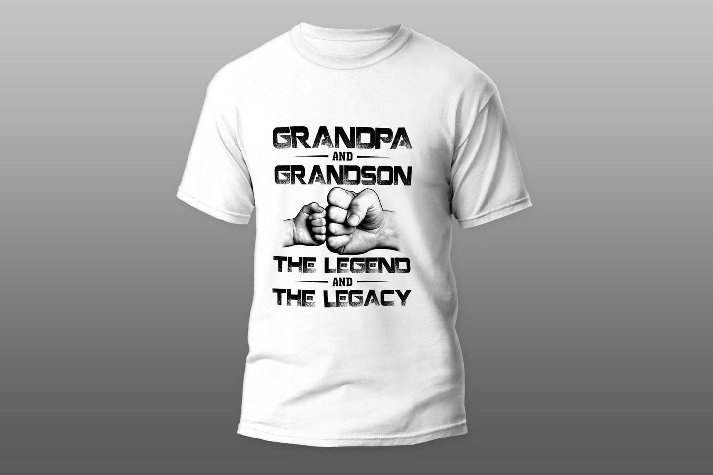 Family grandpa and grandson camiseta T-shirt - Top Content | POD Collection | Free Shipping