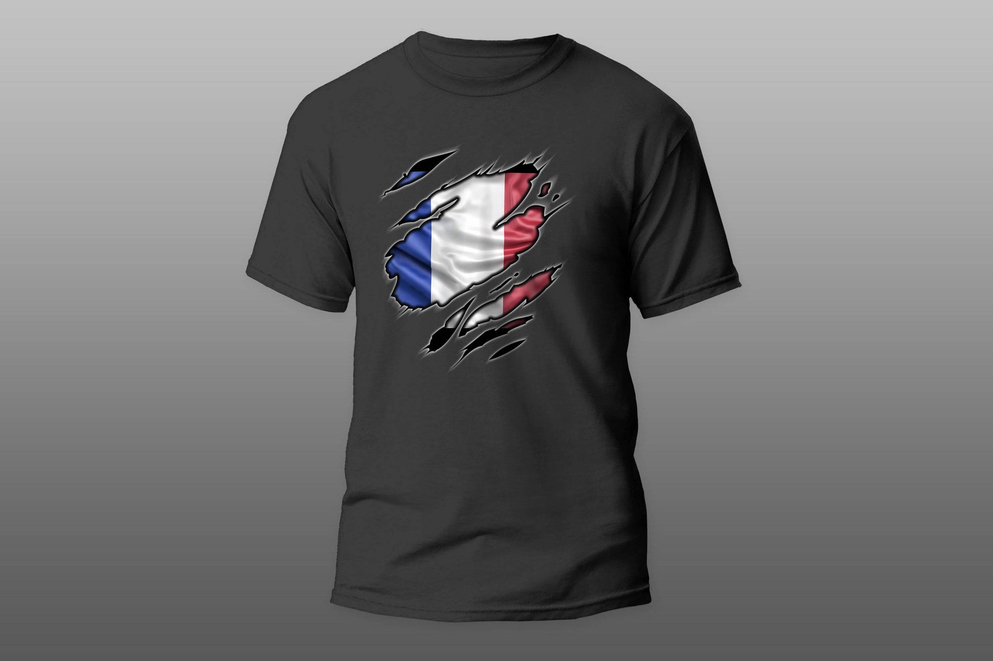 Flag France patriot love T-shirt - Top Content | POD Collection | Free Shipping