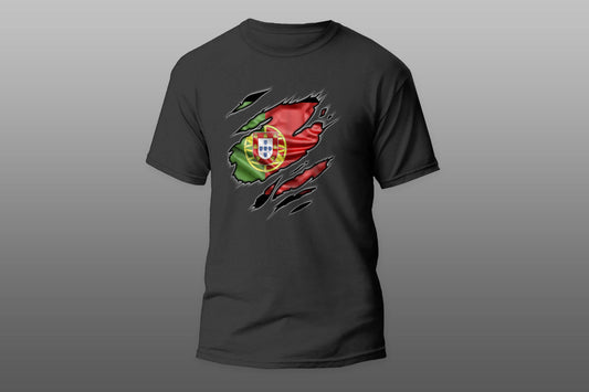 Flag Portugal patriot love T-shirt - Top Content | POD Collection | Free Shipping