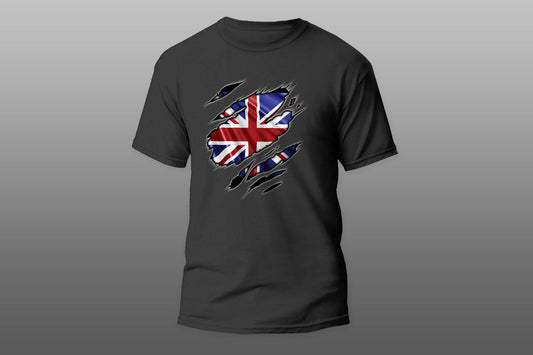 Flag UK patriot love T-shirt - Top Content | POD Collection | Free Shipping