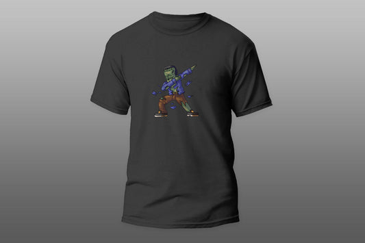 Frankenstein Dabbing Dance camiseta T-shirt - Top Content | POD Collection | Free Shipping