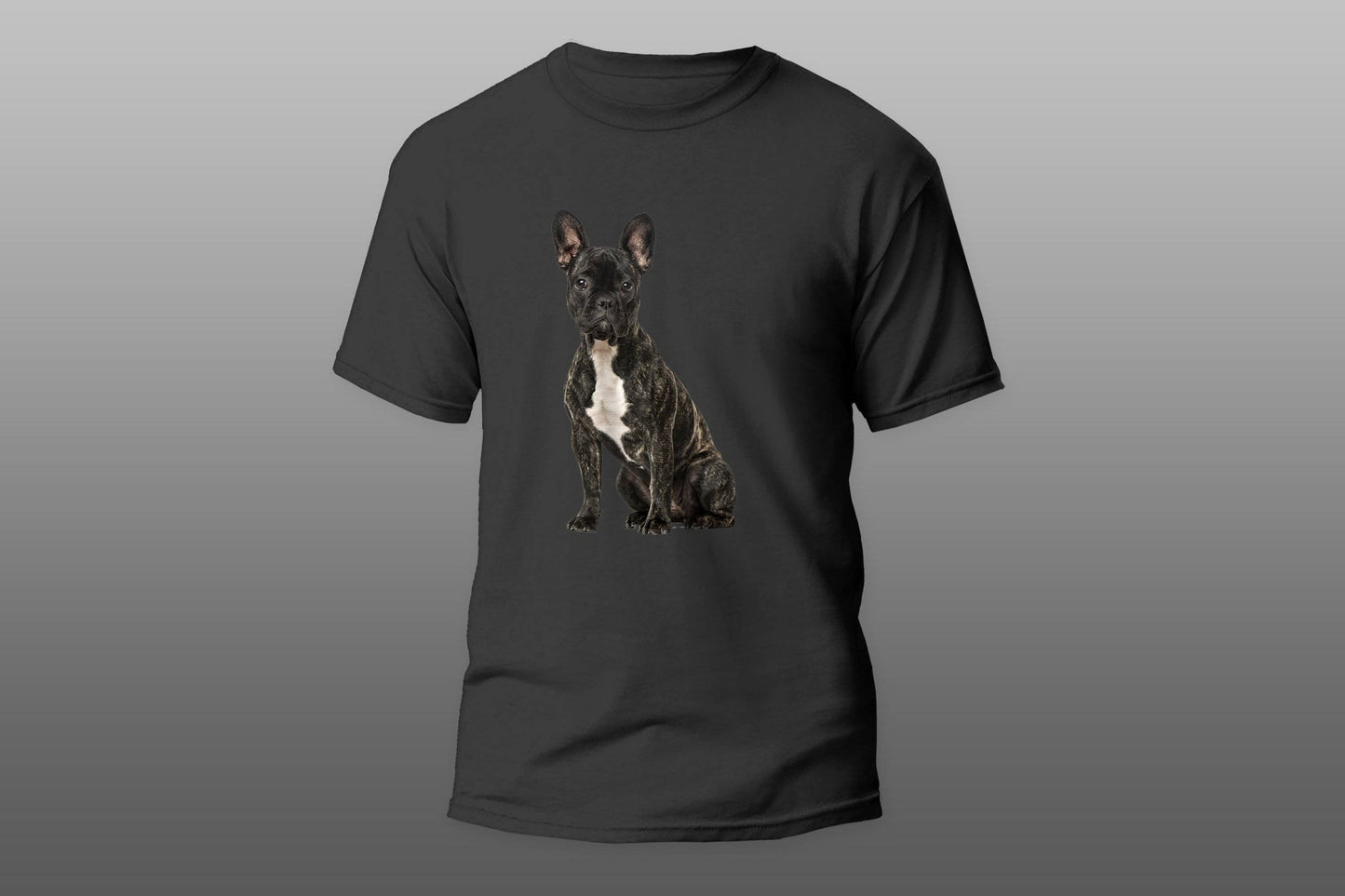 French bulldog sitting puppy T-shirt - Top Content | POD Collection | Free Shipping