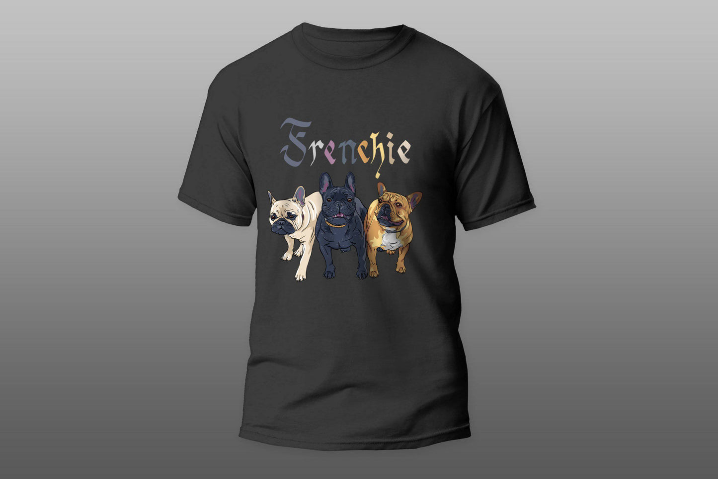 Frenchie three french bulldogs T-shirt - Top Content | POD Collection | Free Shipping