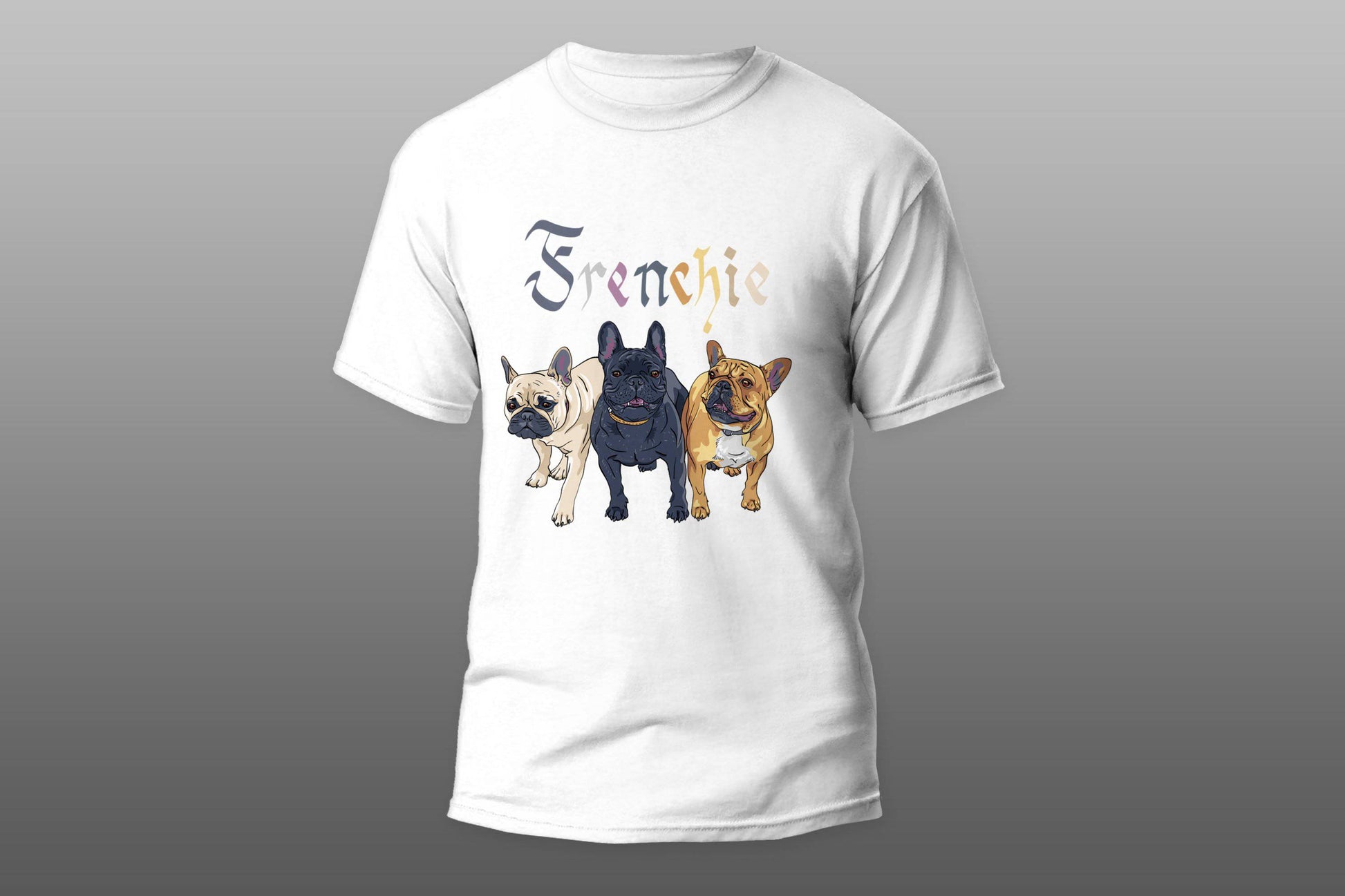 Frenchie three french bulldogs T-shirt - Top Content | POD Collection | Free Shipping