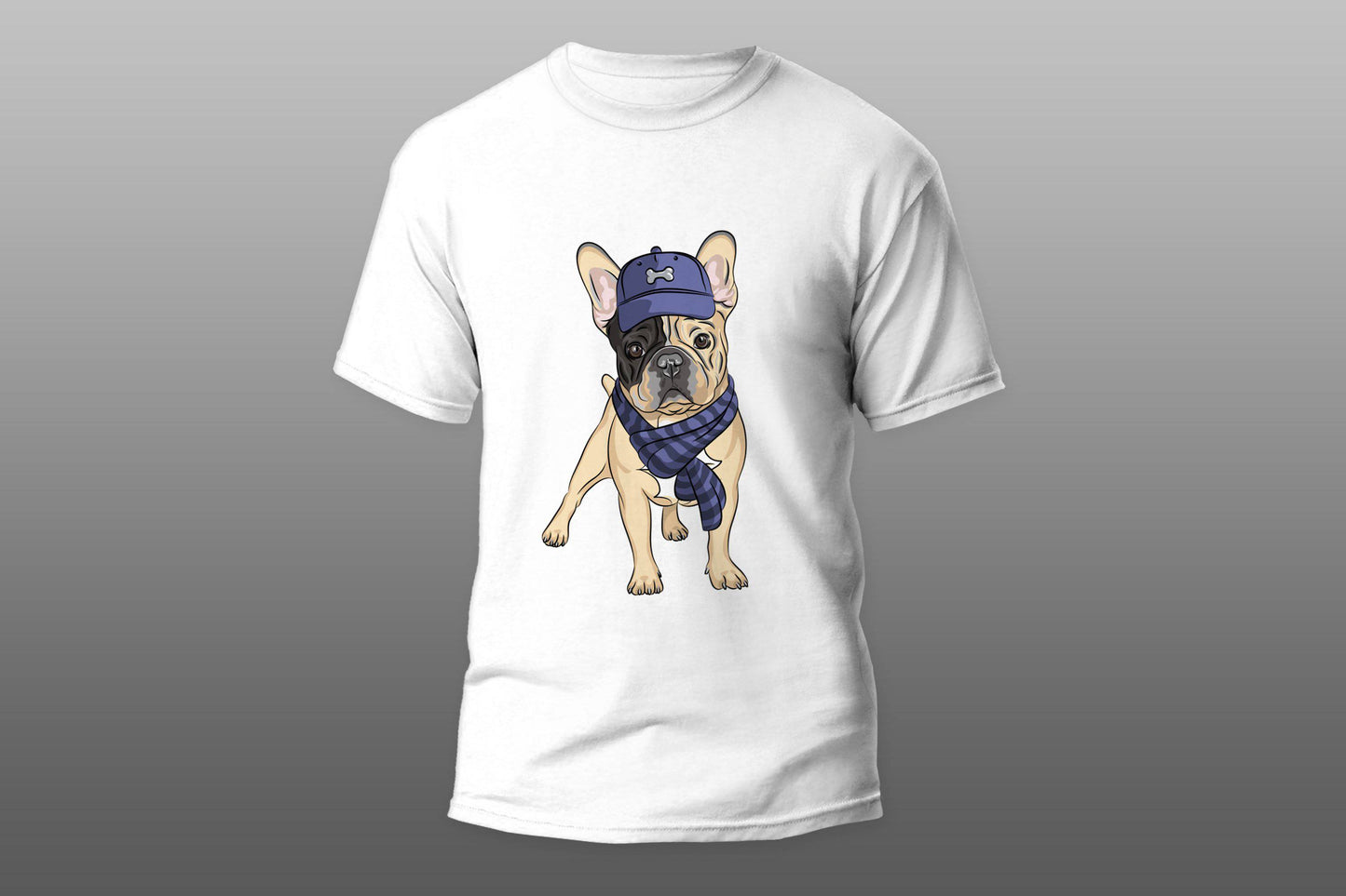 Funny hipster dog french bulldog T-shirt - Top Content | POD Collection | Free Shipping