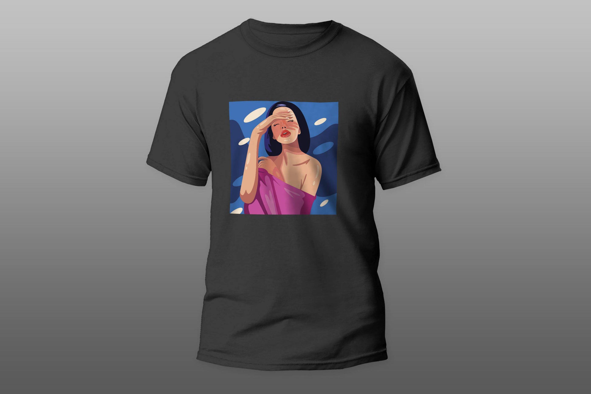 Girl Posing Sexy Model camiseta T-shirt - Top Content | POD Collection | Free Shipping