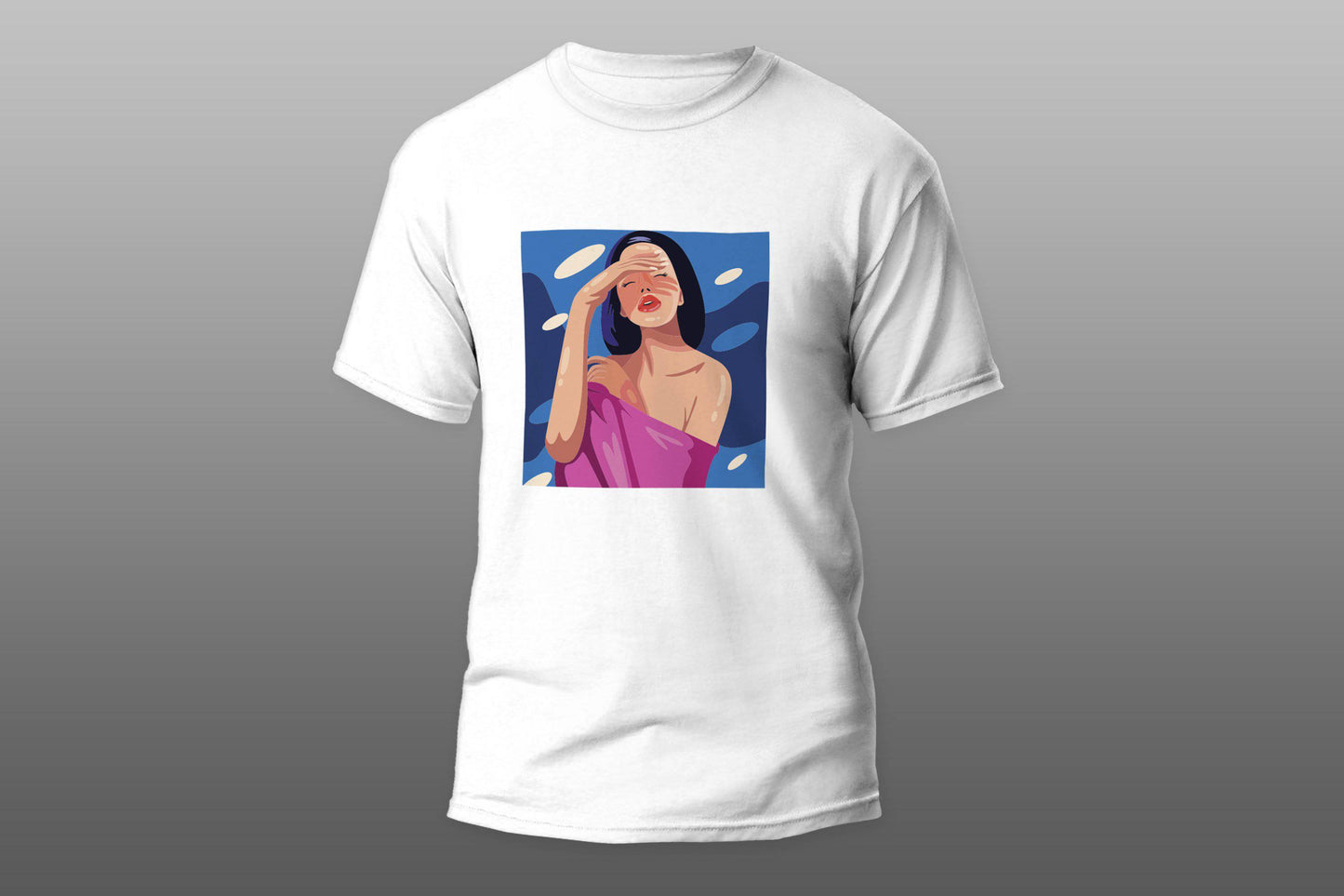 Girl Posing Sexy Model camiseta T-shirt - Top Content | POD Collection | Free Shipping