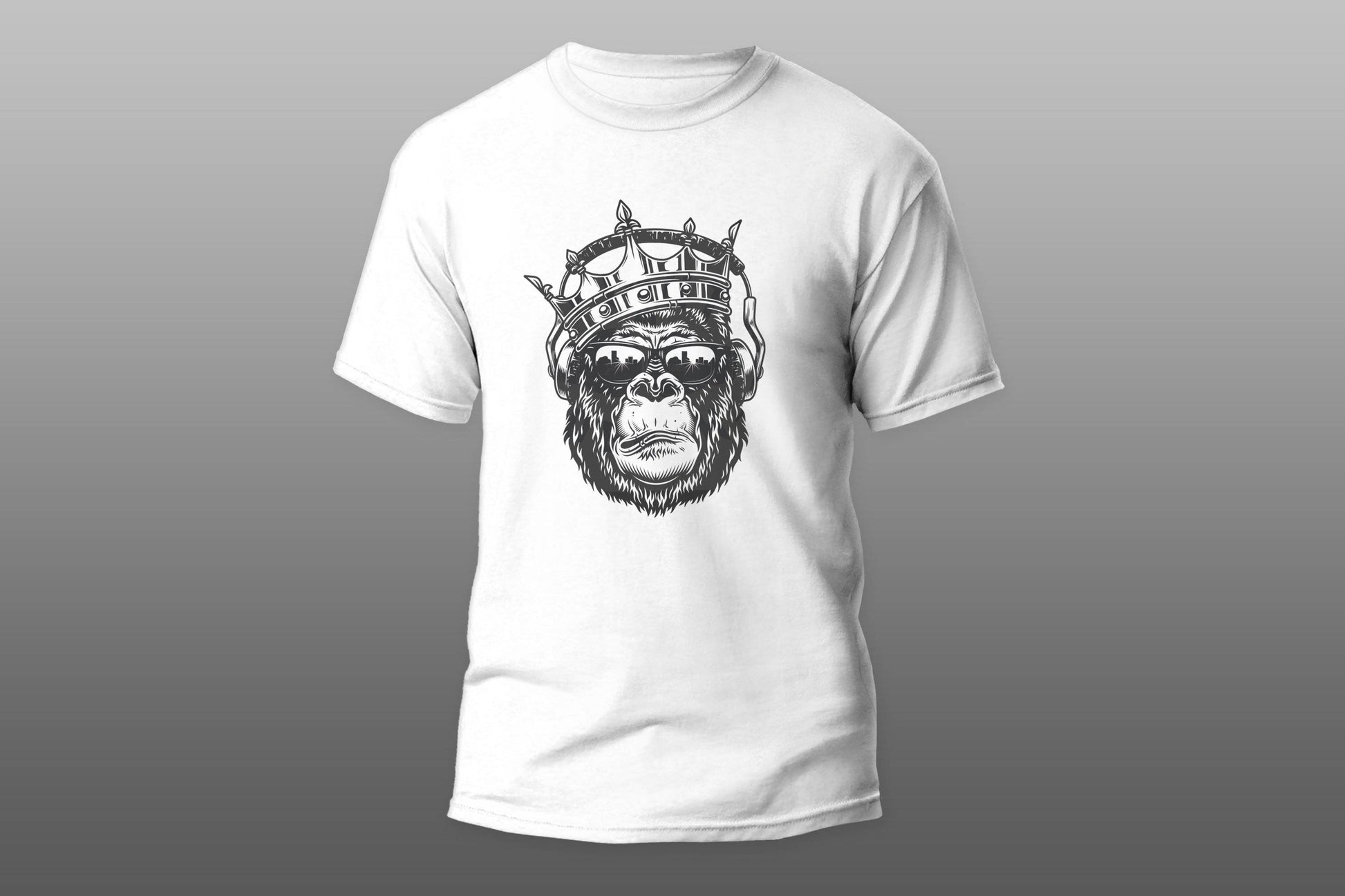 Gorilla head king T-shirt - Top Content | POD Collection | Free Shipping