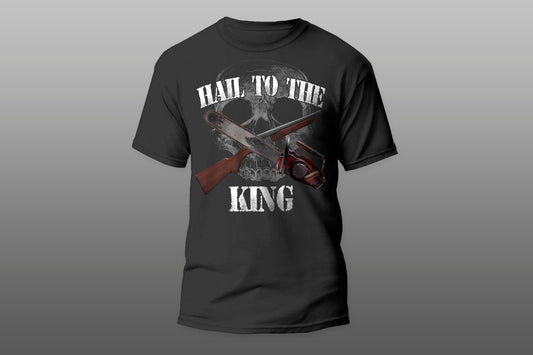 Hail to the king Skull camiseta T-shirt - Top Content | POD Collection | Free Shipping