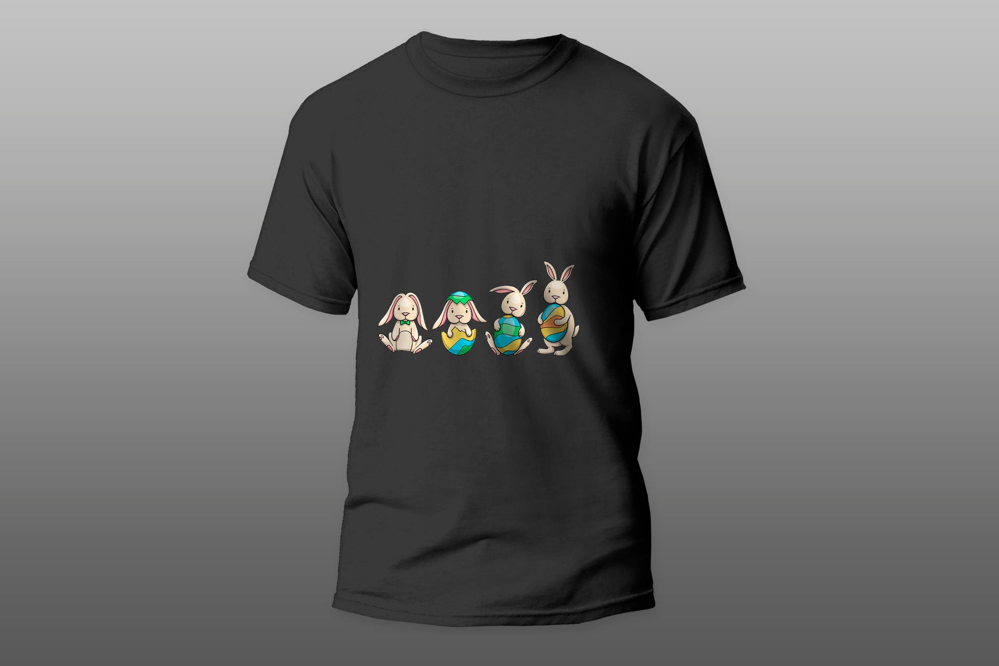 Hand drawn easter bunny collection camiseta T-shirt - Top Content | POD Collection | Free Shipping