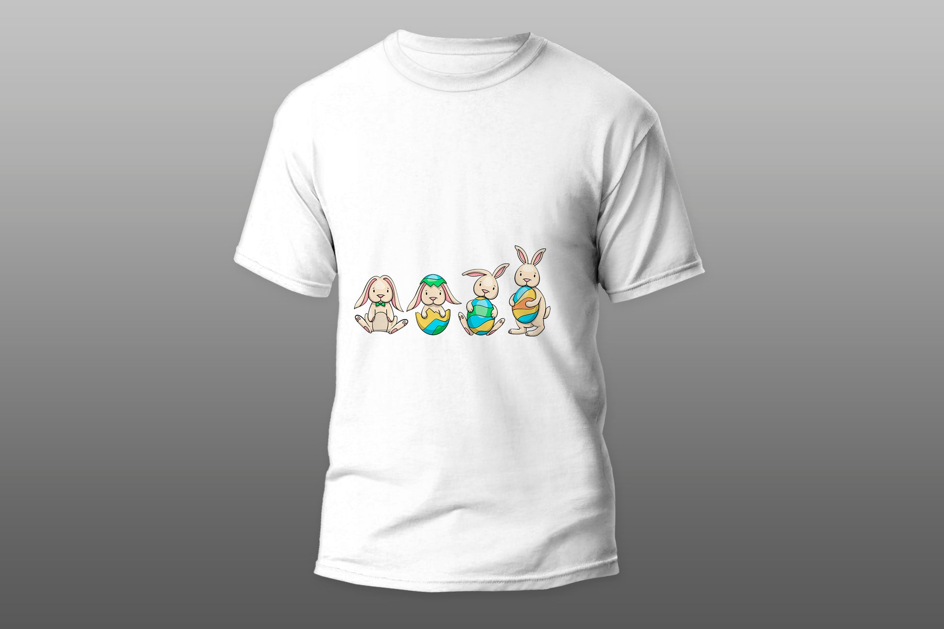 Hand drawn easter bunny collection camiseta T-shirt - Top Content | POD Collection | Free Shipping