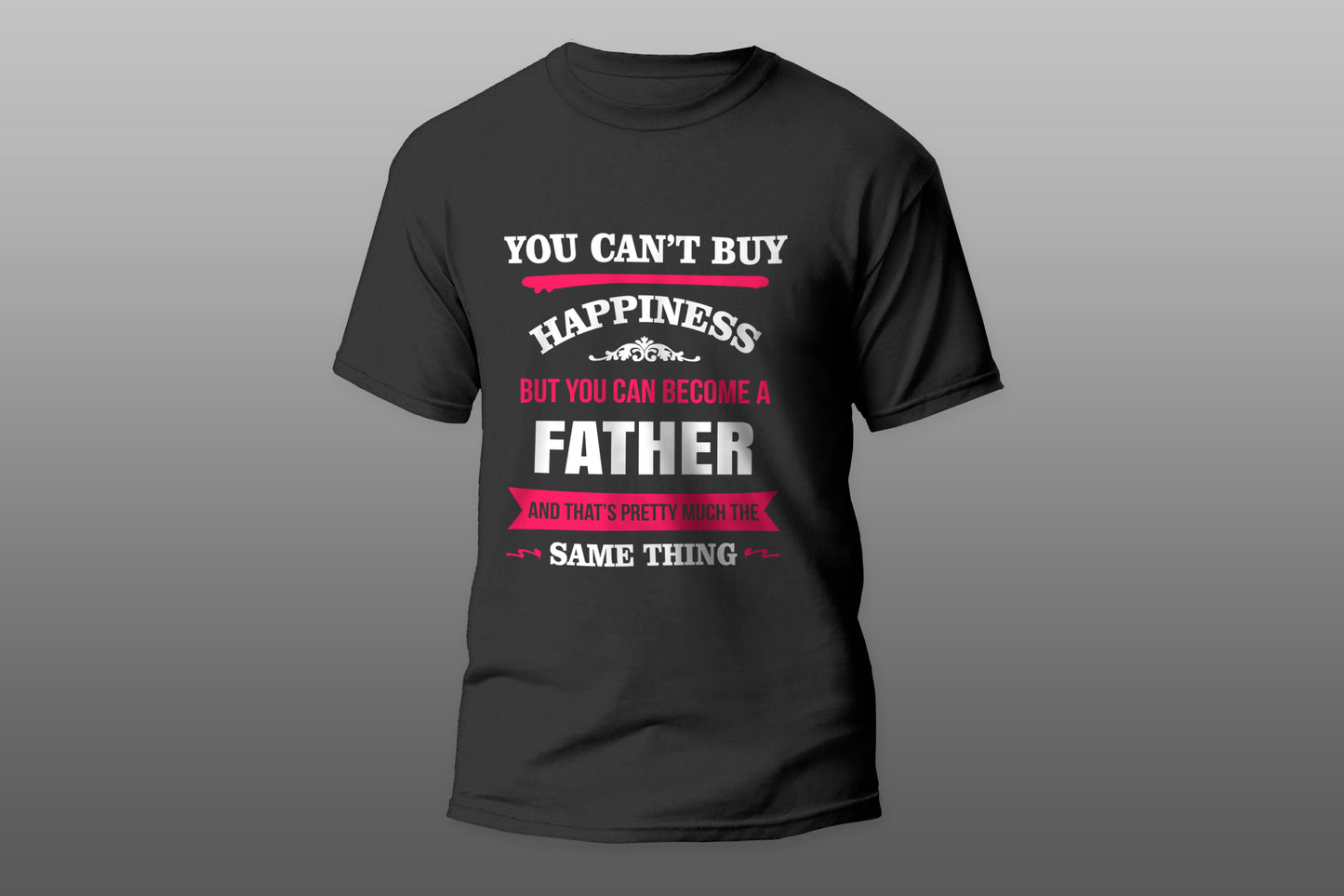 Happiness Is Being A Father Cool Gift T-shirt - Top Content | POD Collection | Free Shipping