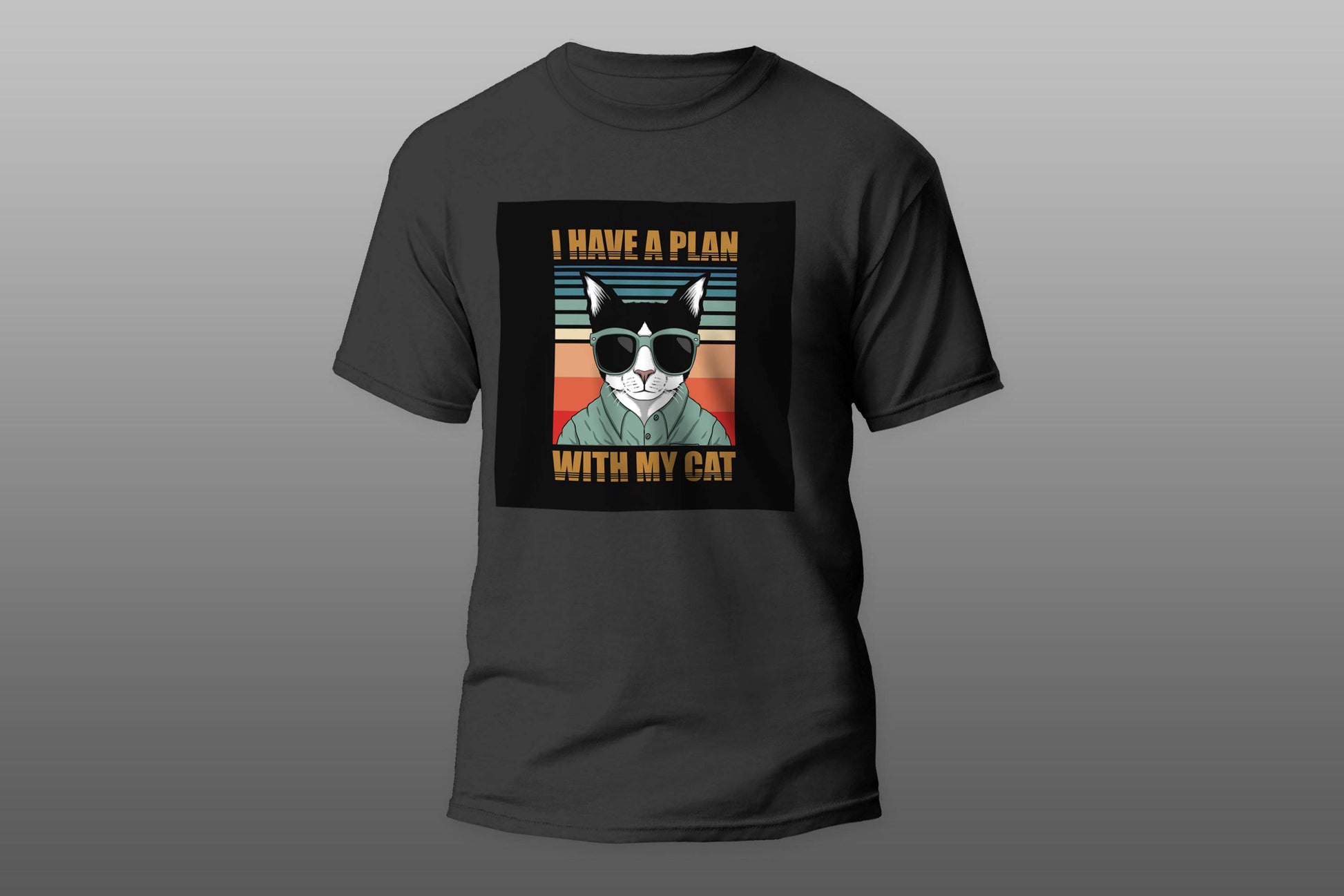 I have a plan with my cat T-shirt - Top Content | POD Collection | Free Shipping