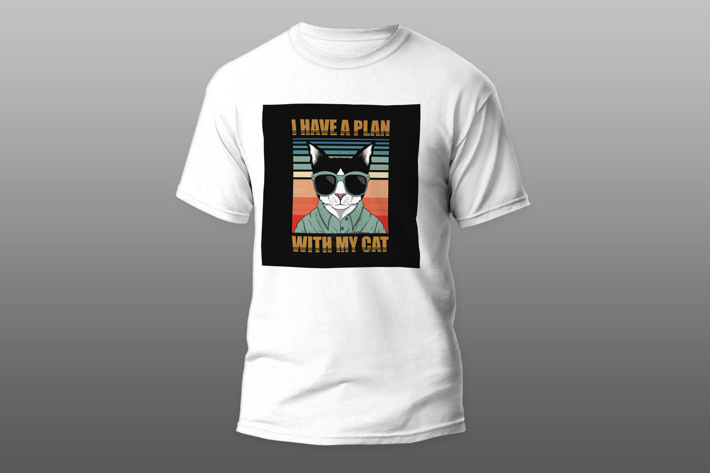 I have a plan with my cat T-shirt - Top Content | POD Collection | Free Shipping