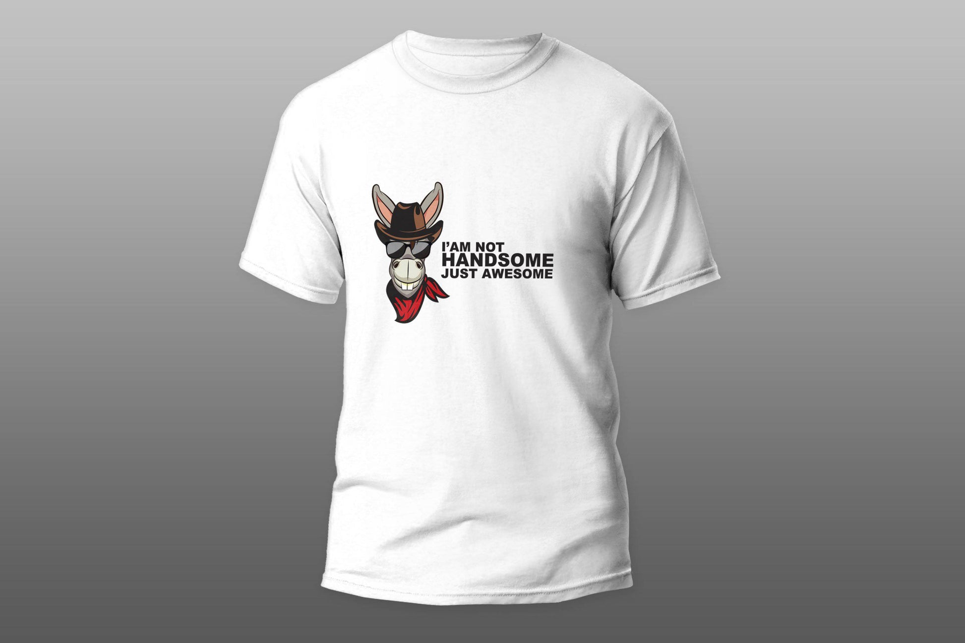 Im not handsome just awesome T-shirt - Top Content | POD Collection | Free Shipping