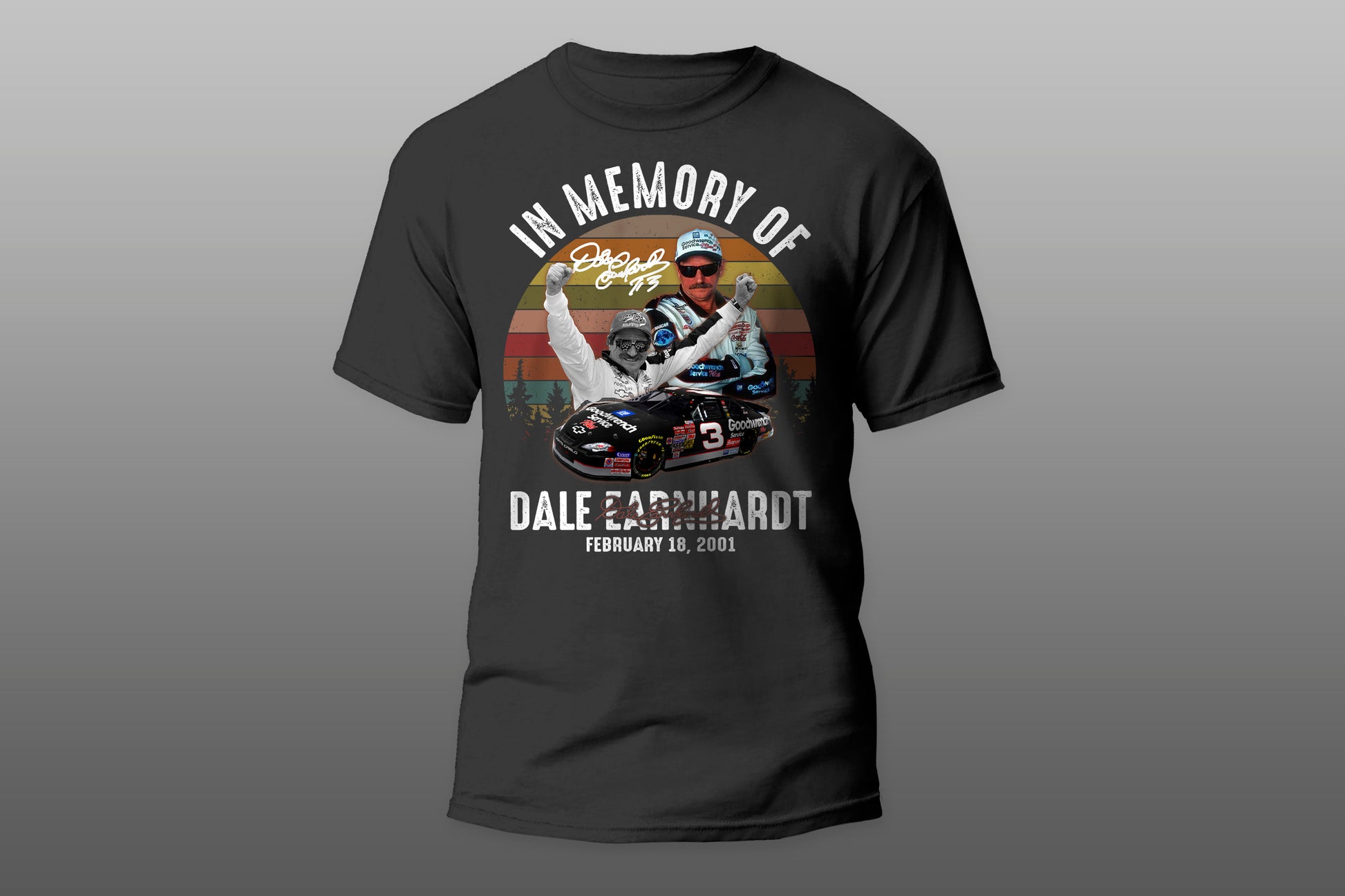 In memory of Dale Earnhardt camiseta T-shirt - Top Content | POD Collection | Free Shipping