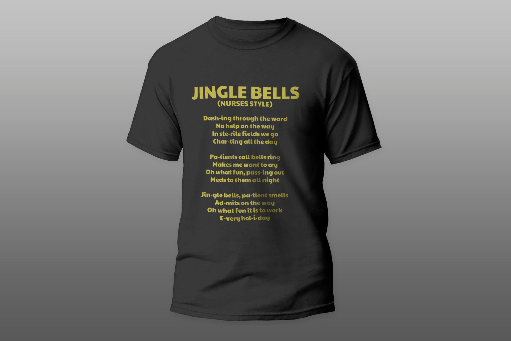 Jingle Bells V2 Nurses Style T-shirt - Top Content | POD Collection | Free Shipping