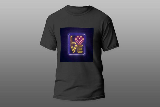 Love Sign Wall Neon camiseta T-shirt - Top Content | POD Collection | Free Shipping