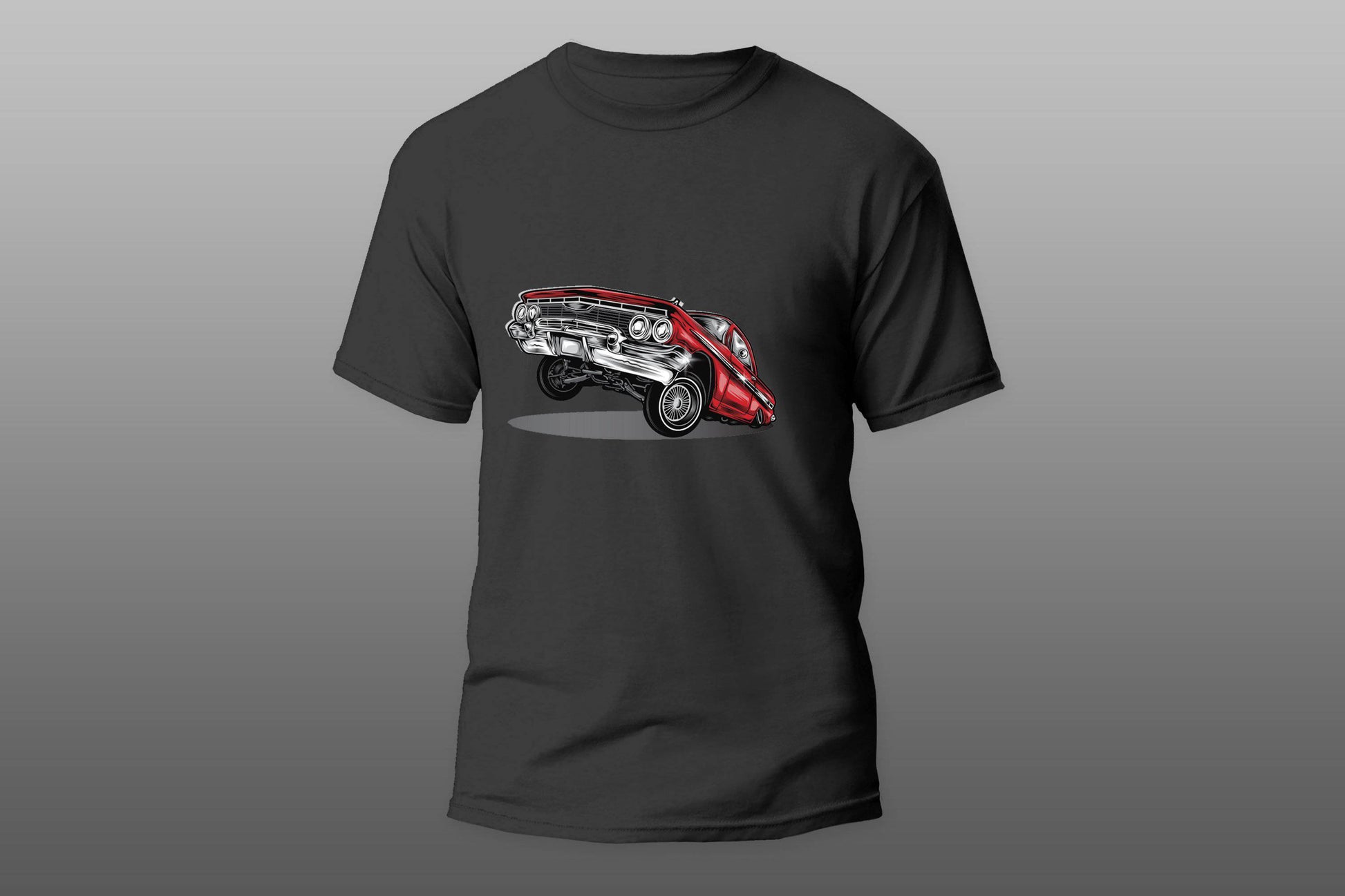 Lowrider red car T-shirt - Top Content | POD Collection | Free Shipping