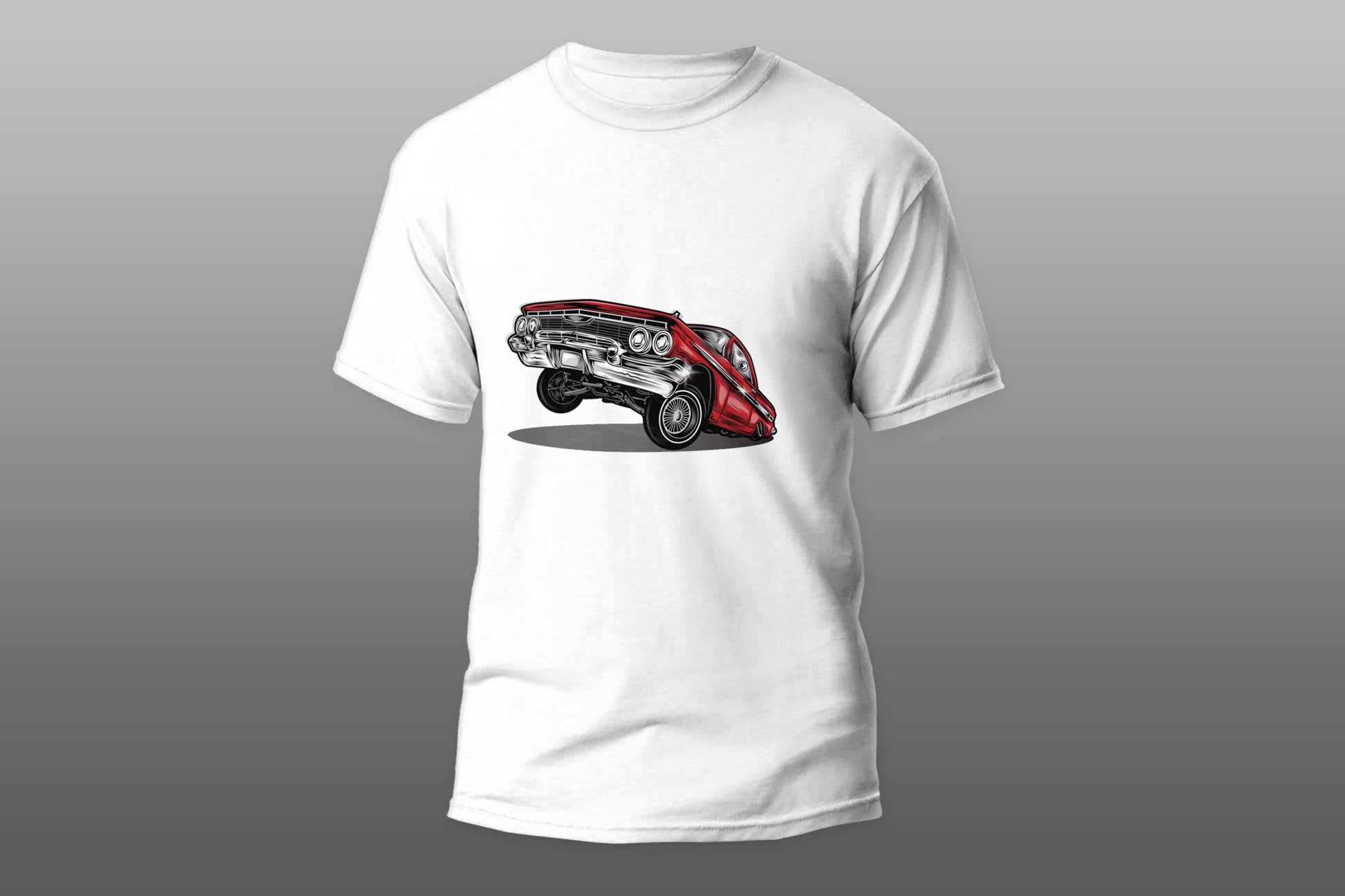 Lowrider red car T-shirt - Top Content | POD Collection | Free Shipping