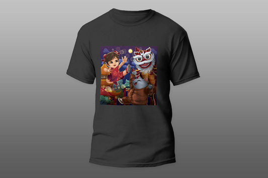 Lunar Rat New Year camiseta T-shirt - Top Content | POD Collection | Free Shipping