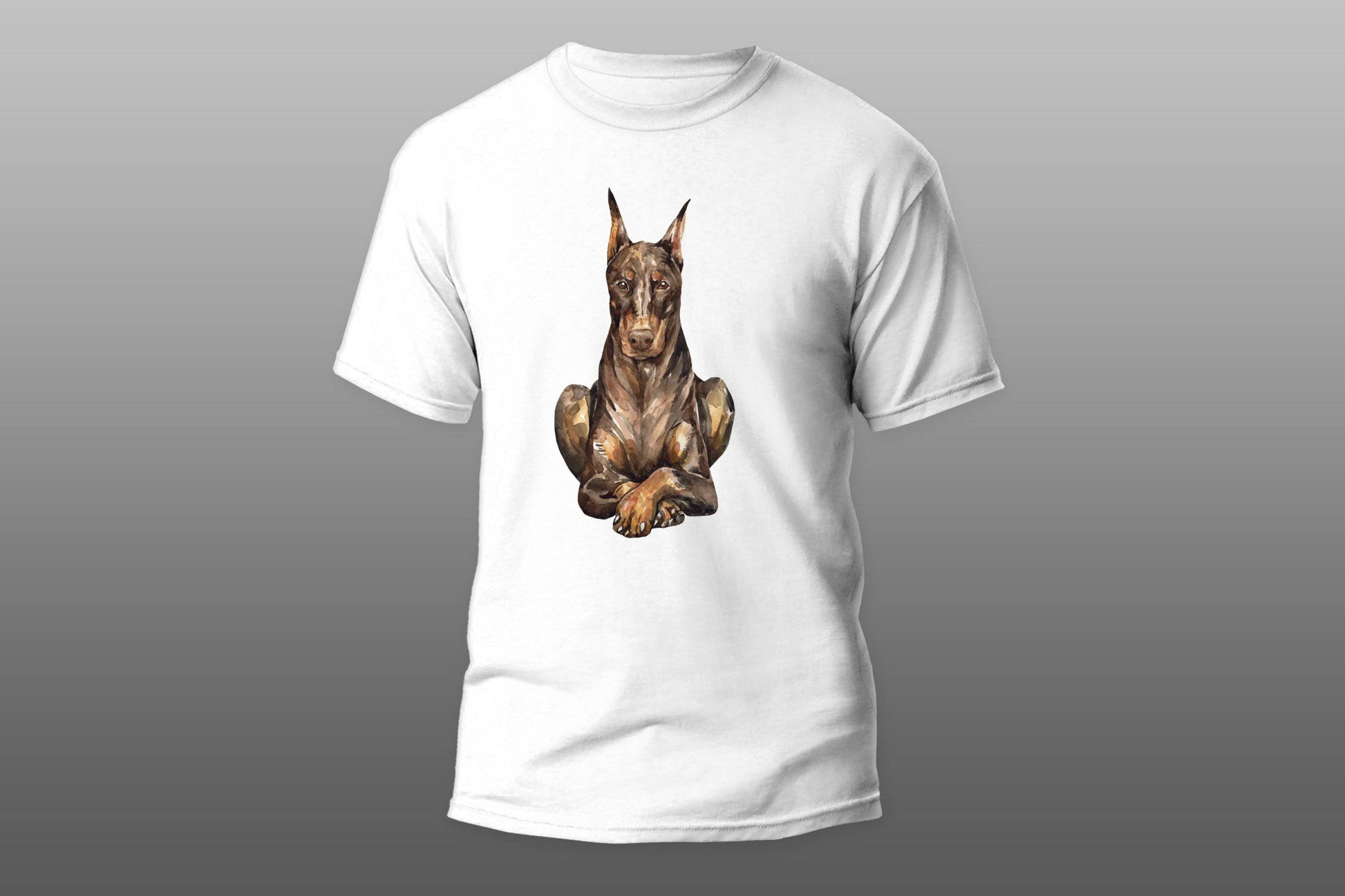 Laying doberman pinscher T-shirt - Top Content | POD Collection | Free Shipping