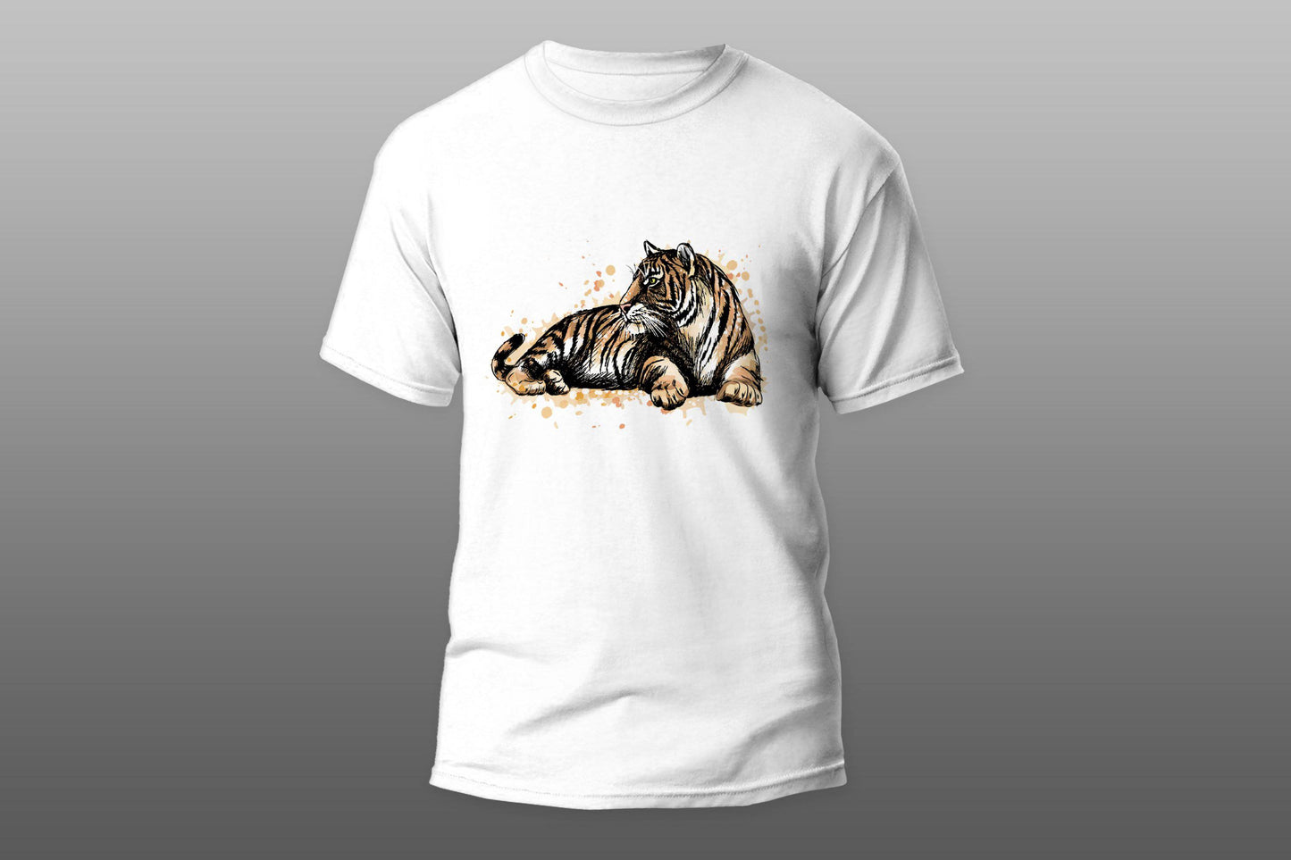 Laying tiger T-shirt - Top Content | POD Collection | Free Shipping