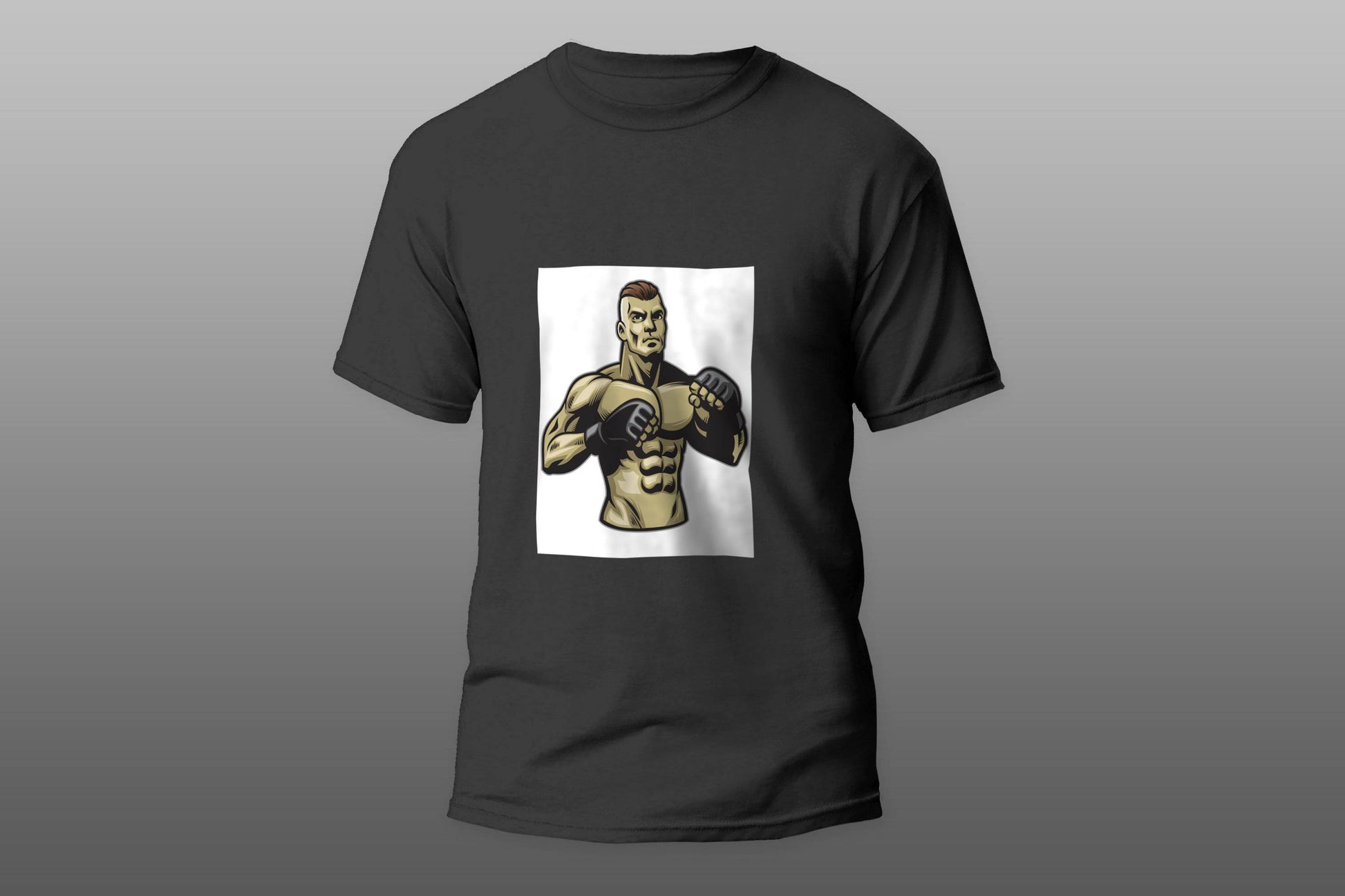 MMA fighter pose T-shirt - Top Content | POD Collection | Free Shipping