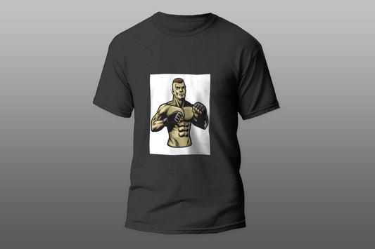 MMA fighter pose T-shirt - Top Content | POD Collection | Free Shipping