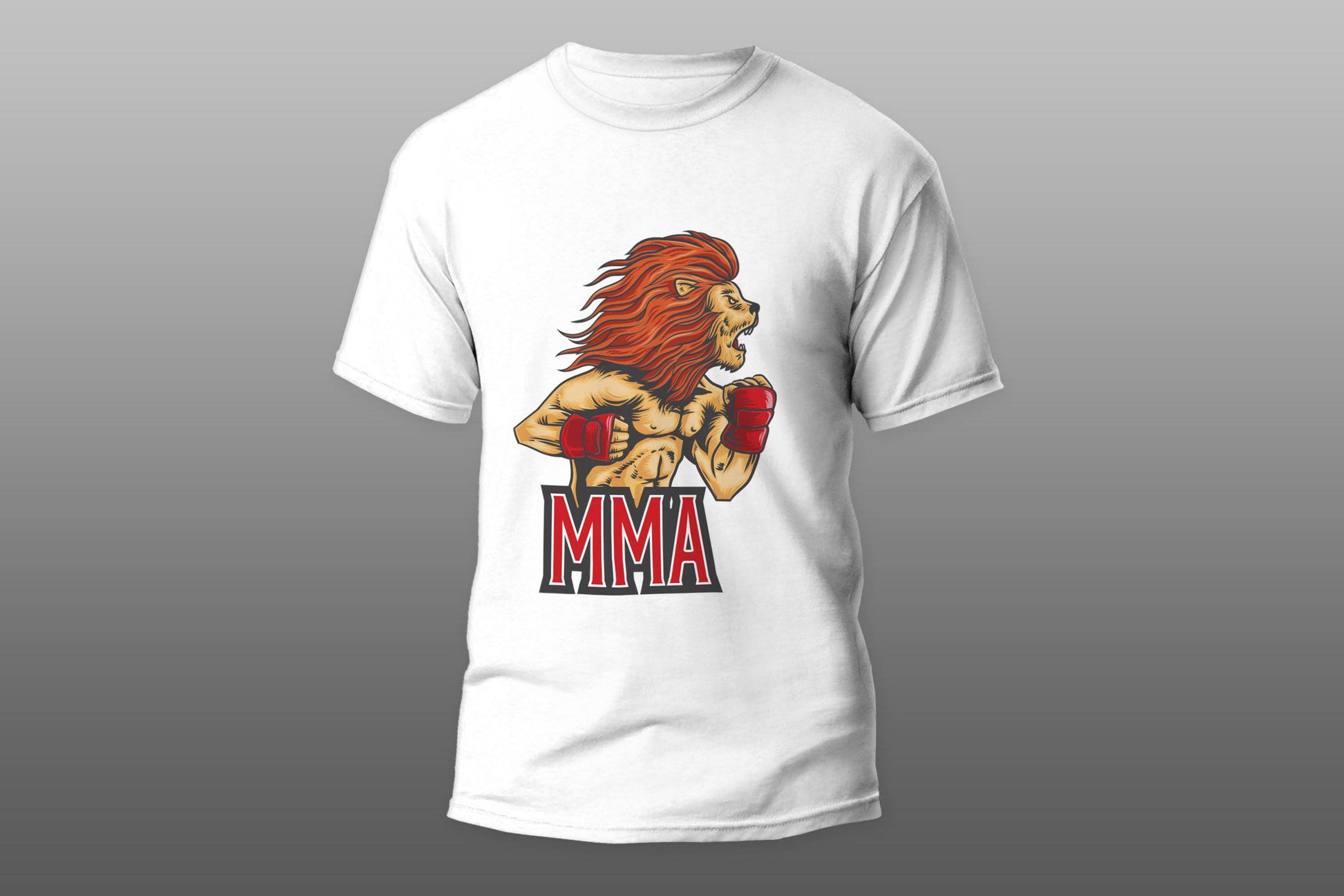 MMA lion fighter T-shirt - Top Content | POD Collection | Free Shipping