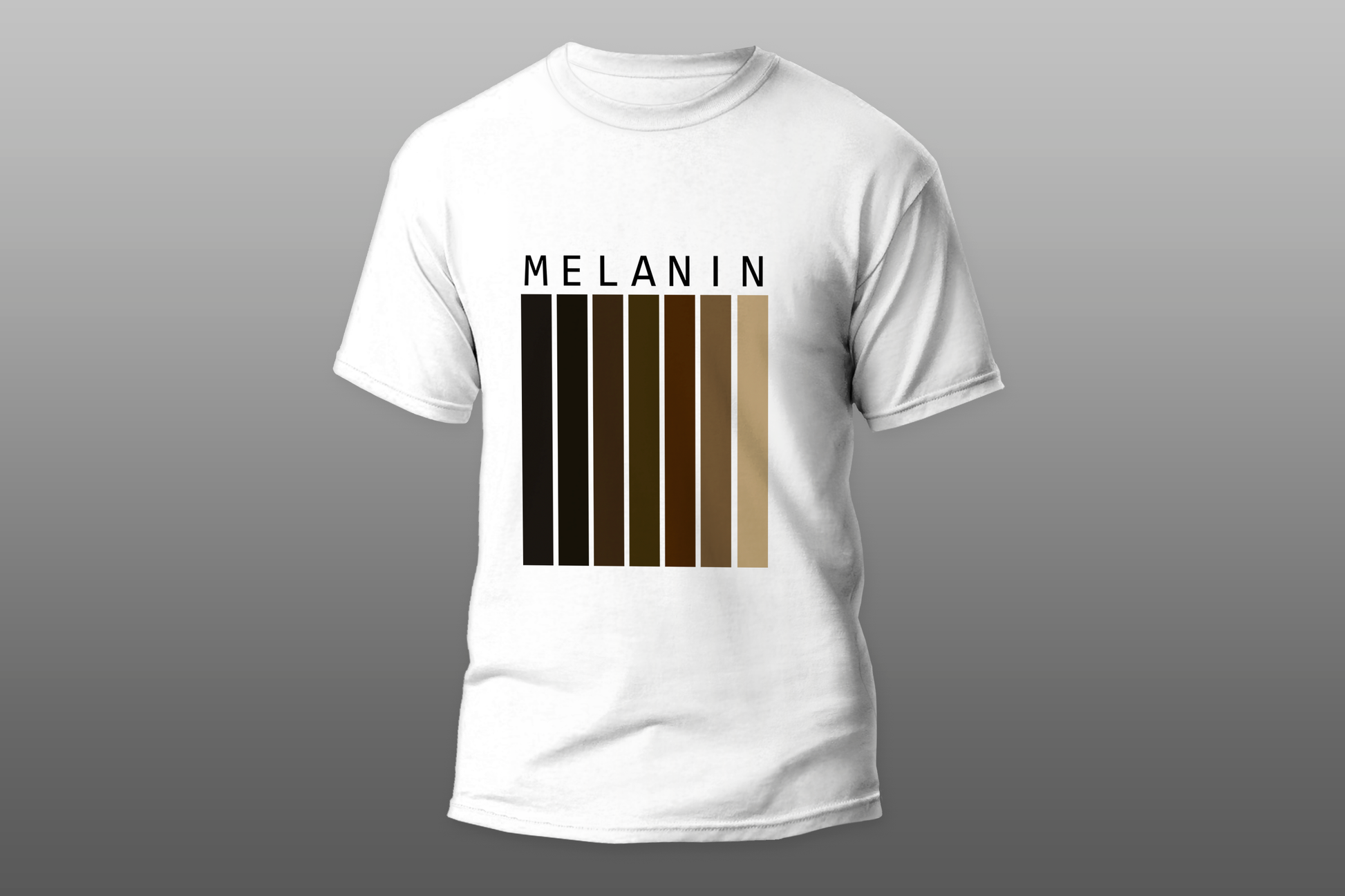 Melanin colours camiseta T-shirt - Top Content | POD Collection | Free Shipping