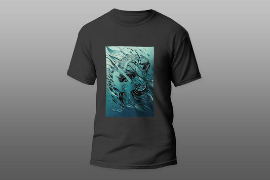 Mermaid Myth Underwater World Fishes camiseta T-shirt - Top Content | POD Collection | Free Shipping