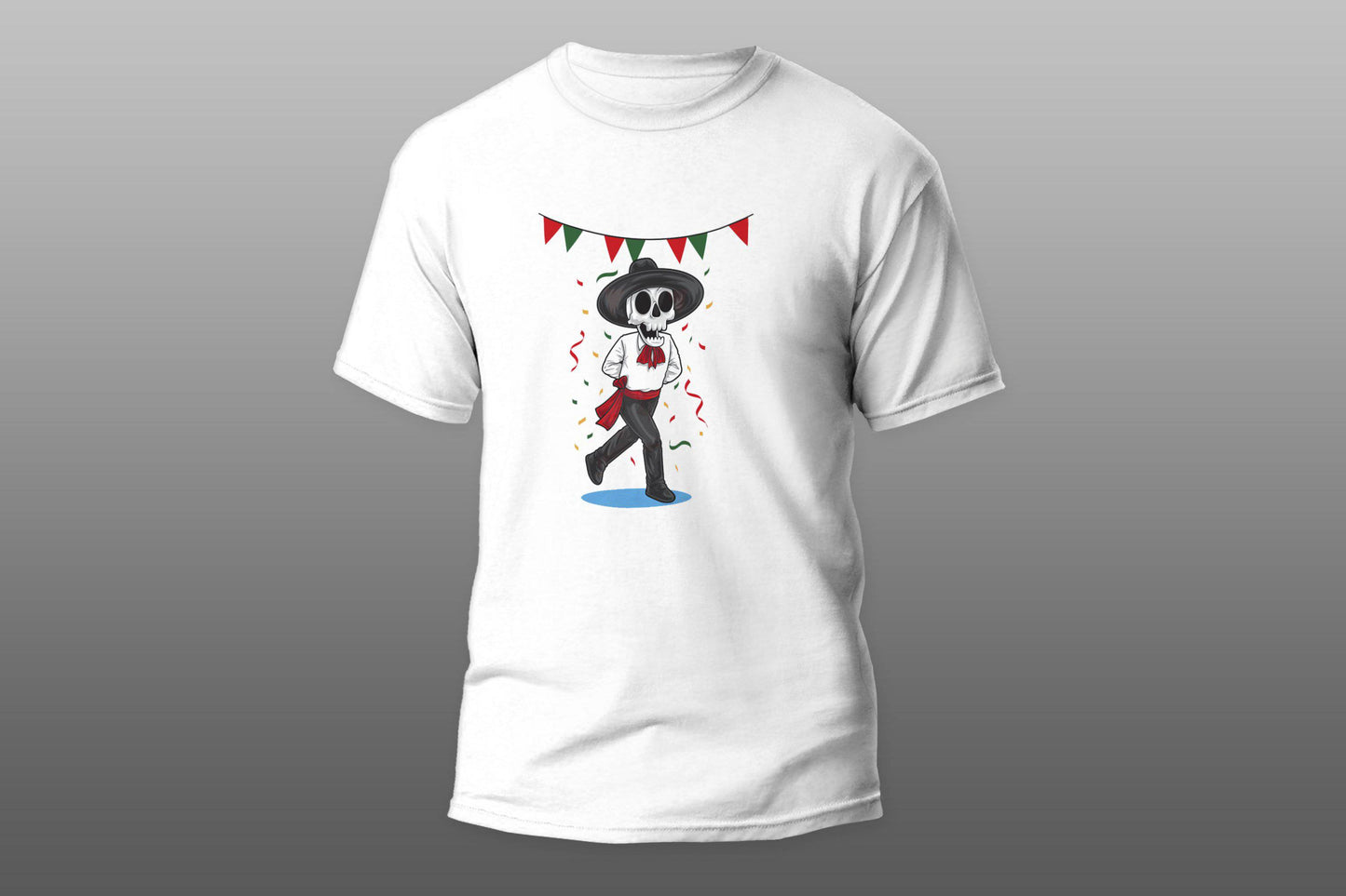 Mexican skeleton dancing T-shirt - Top Content | POD Collection | Free Shipping