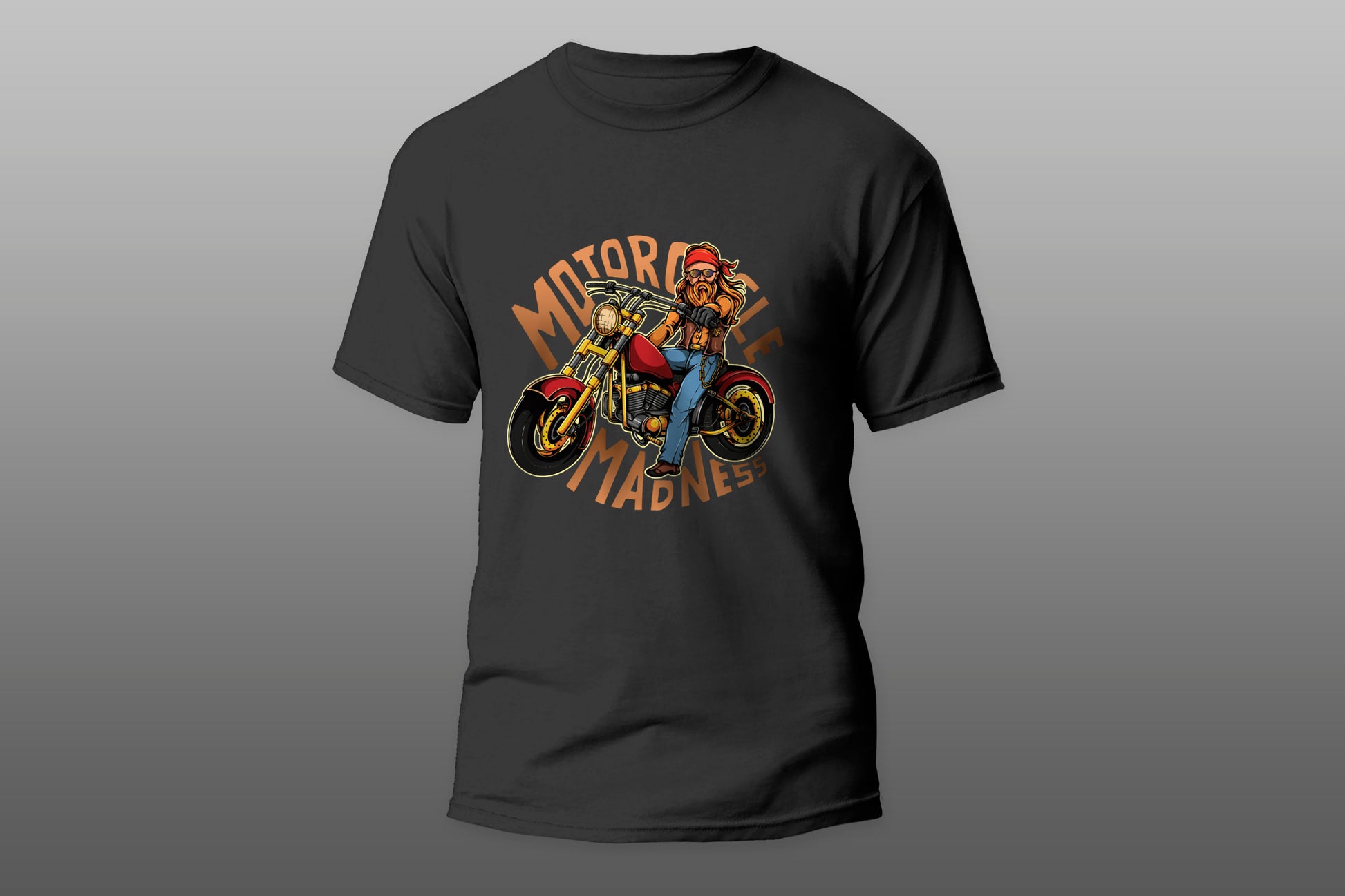 Motorcycle Madness camiseta T-shirt - Top Content | POD Collection | Free Shipping