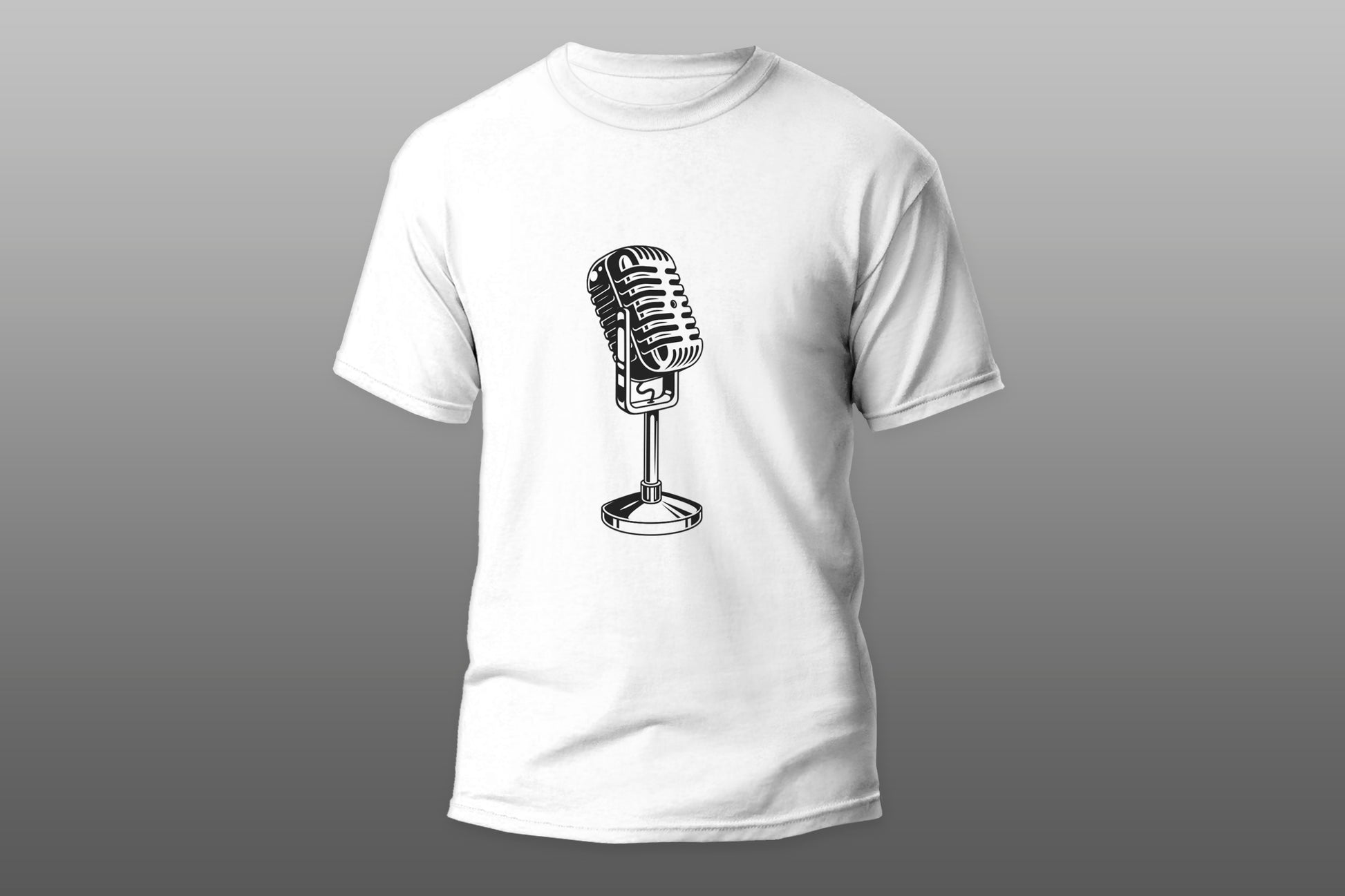 Music singer Microphone camiseta T-shirt - Top Content | POD Collection | Free Shipping