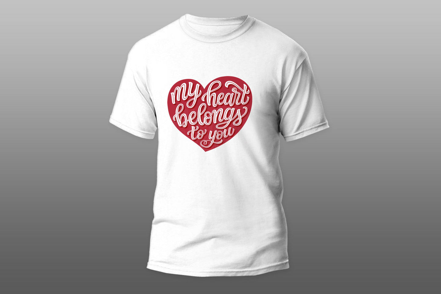 My heart belongs to you T-shirt - Top Content | POD Collection | Free Shipping