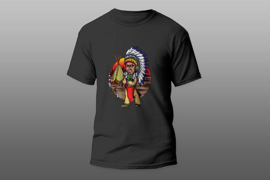 Native American Mascot camiseta T-shirt - Top Content | POD Collection | Free Shipping