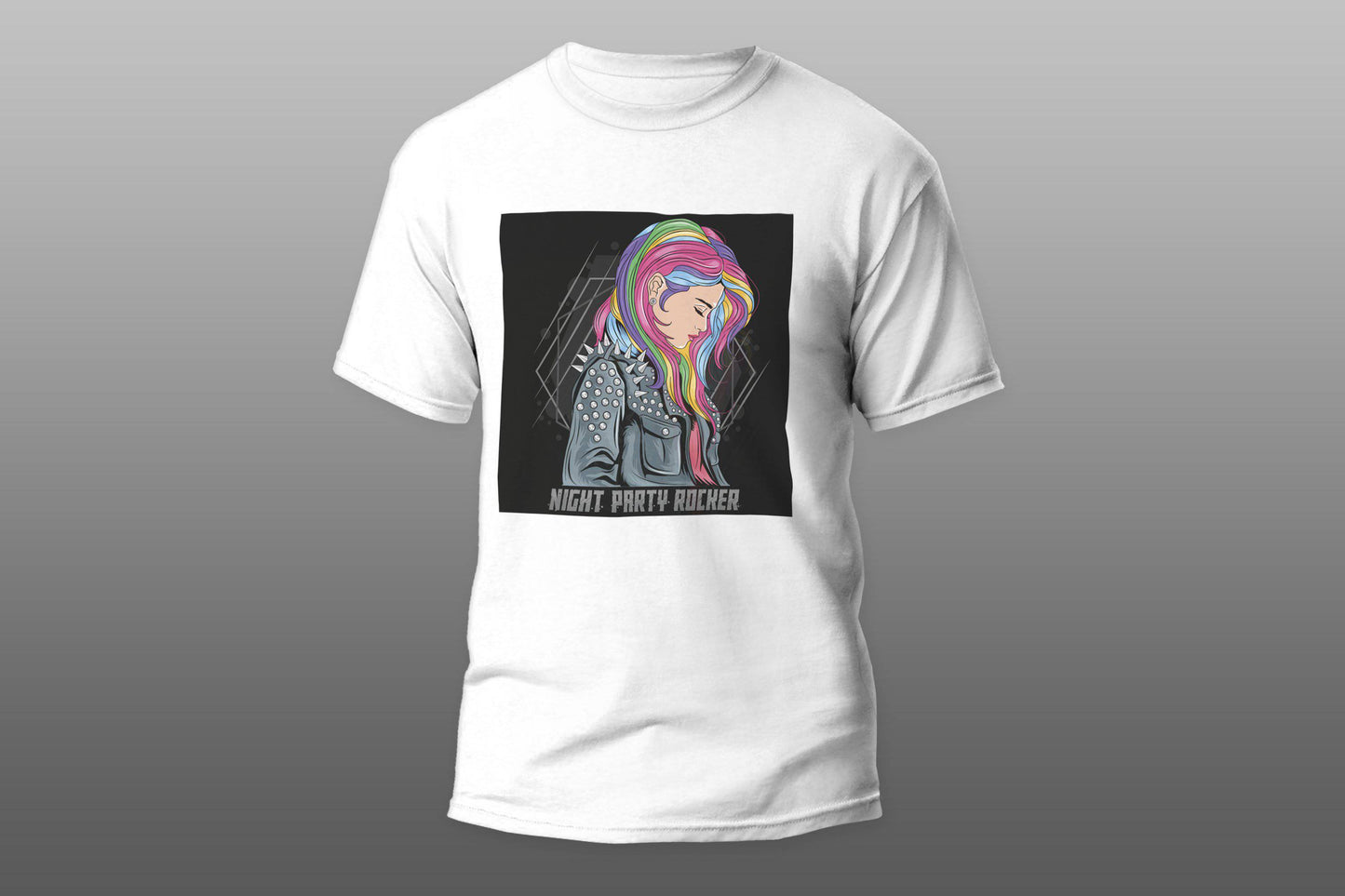 Night party rocket girl T-shirt - Top Content | POD Collection | Free Shipping