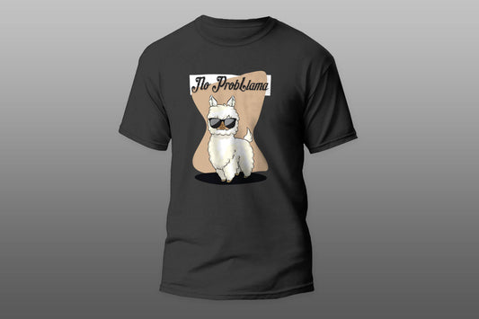 No probllama T-shirt - Top Content | POD Collection | Free Shipping