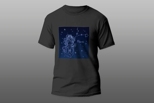 Pisces Zodiac Sign camiseta T-shirt - Top Content | POD Collection | Free Shipping