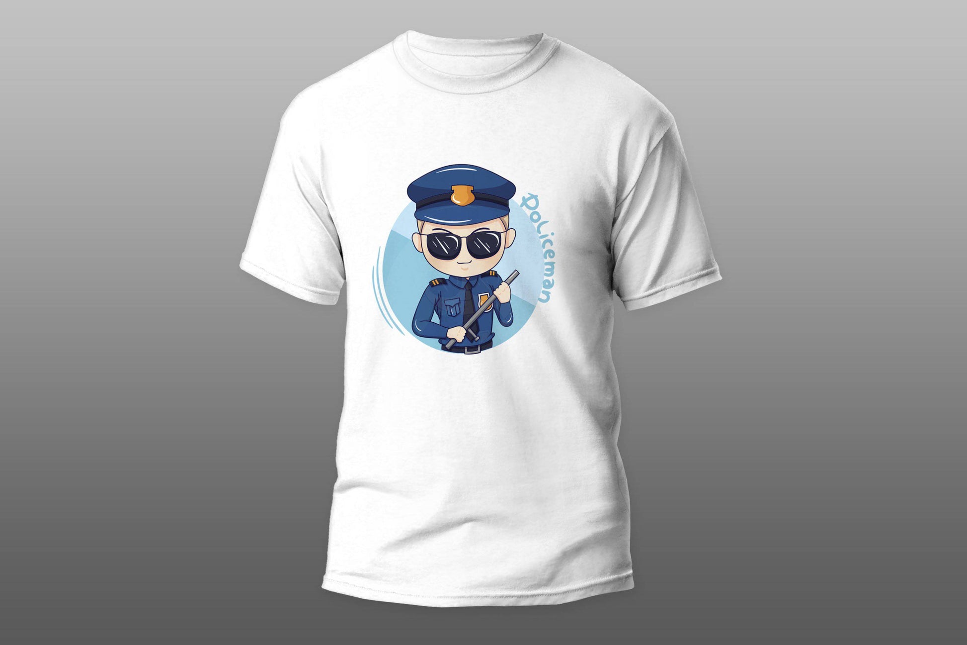 Policeman T-shirt - Top Content | POD Collection | Free Shipping