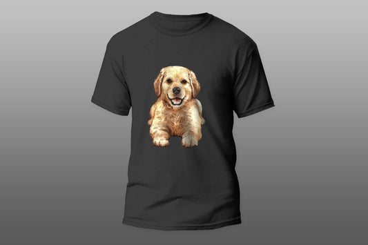 Puppy golden retriever T-shirt - Top Content | POD Collection | Free Shipping